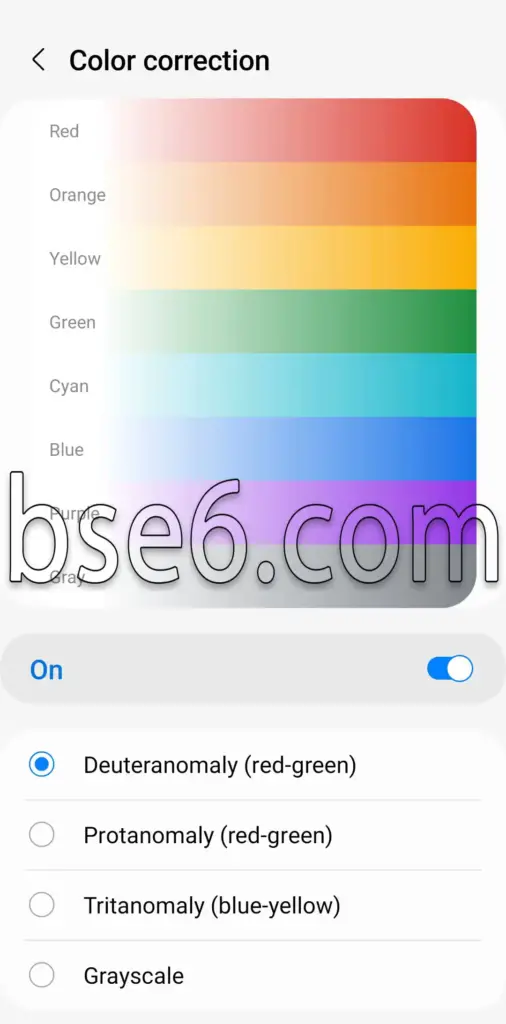 adjust screen colors